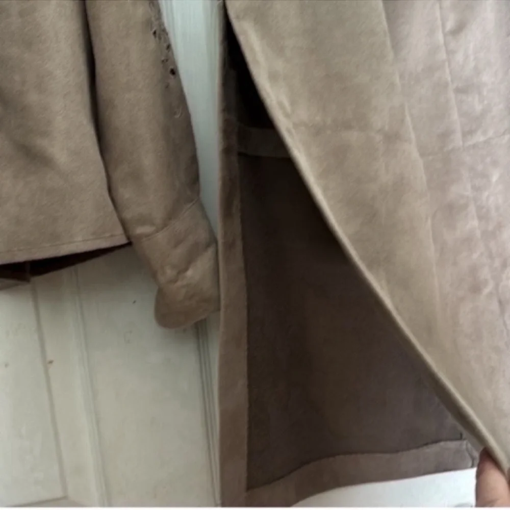 Norton McNaughton Tan Pencil Skirt Set for Work - Picture 4 of 5